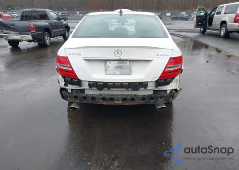 2013 Mercedes-Benz C 300 Sport 4Matic from USA, damaged, VIN WDDGF8AB9DR250176